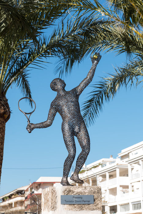 Estatua David Ferrer por Víctor Goikoetxea