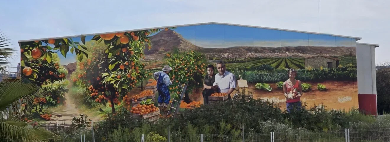 Mural historia agrícola de Xábia