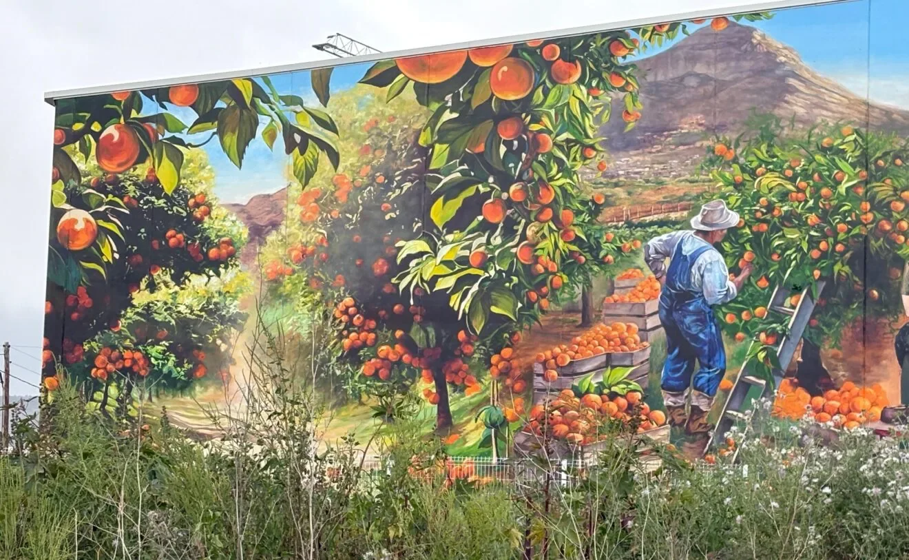 Mural historia agrícola de Xábia