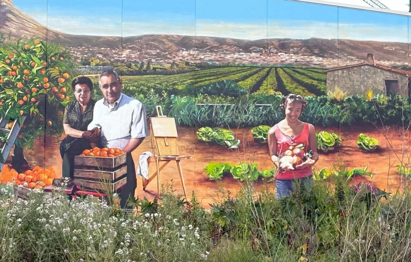 Mural historia agrícola de Xábia